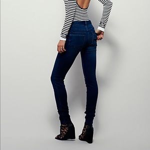 Free People skinny stretch jeans